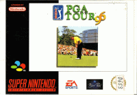 PGA Tour 96 PAL Super Nintendo PAL box art
